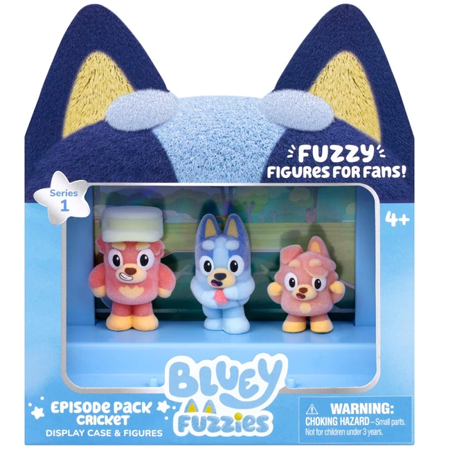Bluey Fuzzies 3db-os szett - Cricket