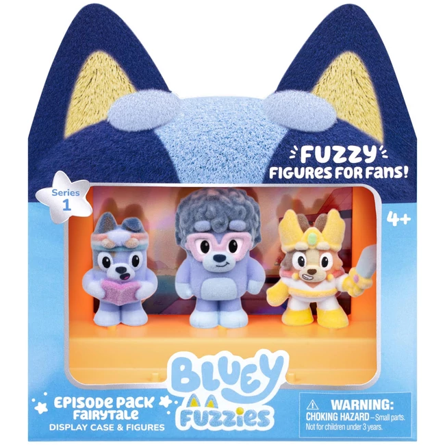 Bluey Fuzzies 3db-os szett - Fairytale