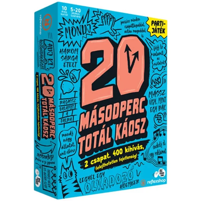 20 másodperc totálkáosz parti társasjáték