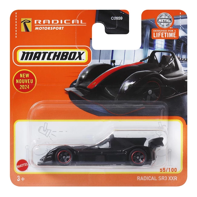 Matchbox: Radical SR3 XXR 1/64 kisautó – Mattel