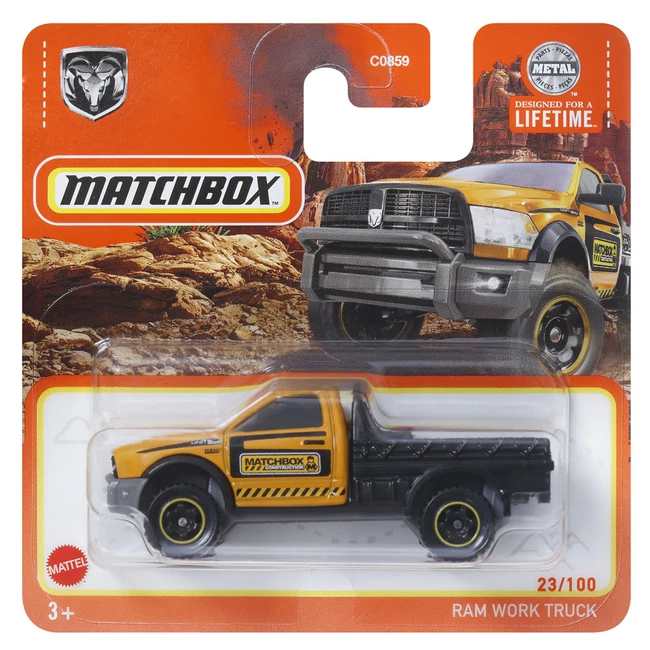Matchbox: RAM Work Truck kisautó 1/64 – Mattel