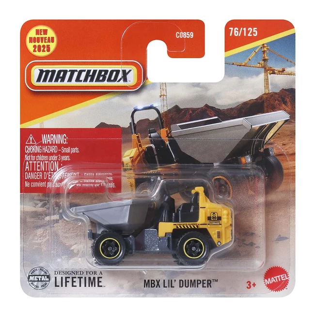 Matchbox: MBX Lil Dumper kisautó 1/64 – Mattel