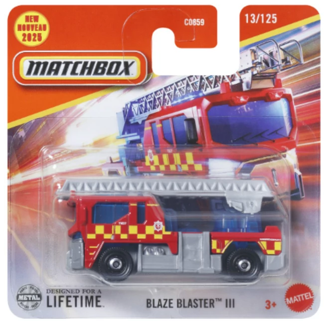 Matchbox: Blaze Blaster III tűzoltóautó 1/64 – Mattel