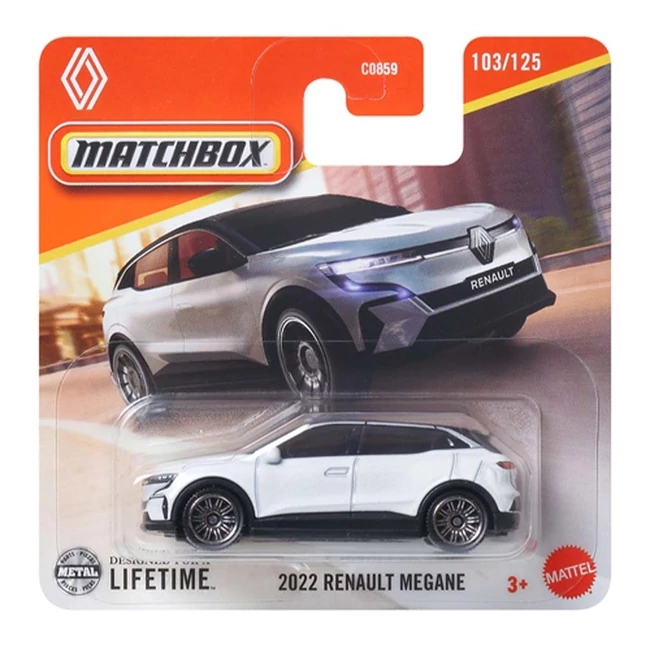 Matchbox: 2022 Renault Megane fehér kisautó 1/64 – Mattel