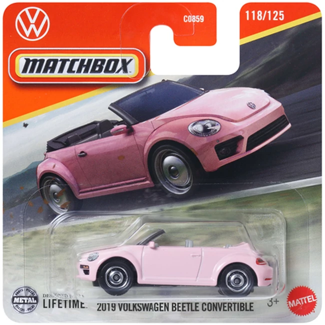 Matchbox: 2019 Volkswagen Beetle Convertible kisautó 1/64 – Mattel