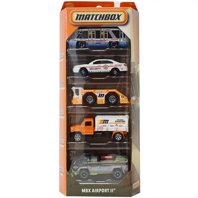 Matchbox: MBX Airport II kisautók 5 db-os szett – Mattel