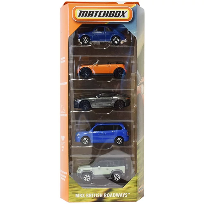 Matchbox: MBX British Roadways járművek 5 db-os szett – Mattel