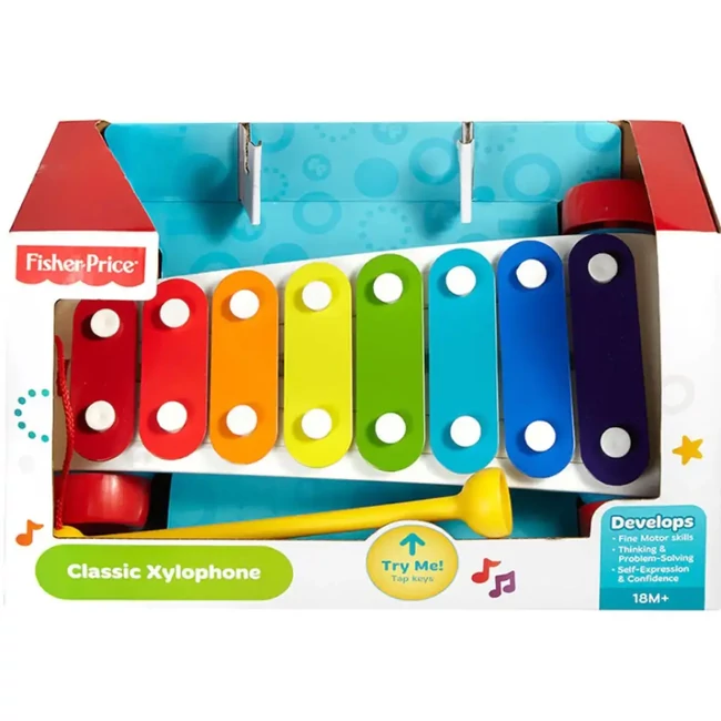 Fisher Price: Klasszikus xilofon játékhangszer – Mattel