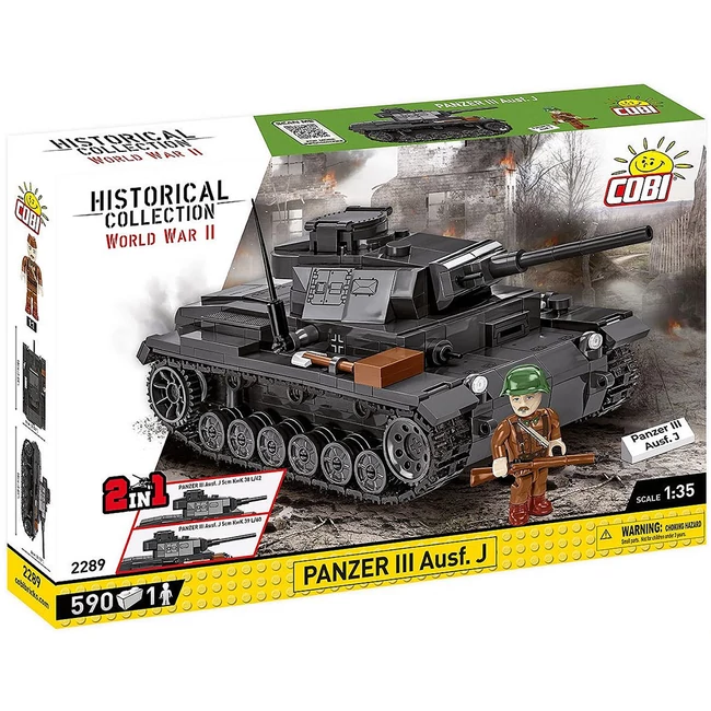 COBI: Panzer III Ausf. J tank építőjáték (2289)