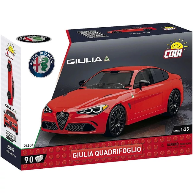 COBI: Alfa Romeo Giulia Quadrifoglio építőjáték (24604)