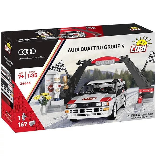 COBI: Audi Quattro Group 4 autó építőjáték (24666)