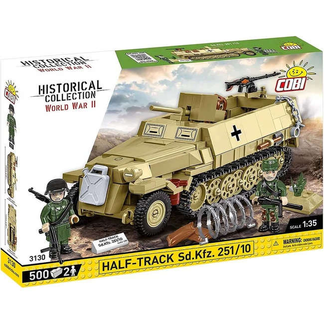 COBI: Half-Track Sd.Kfz. 251/10 tank építőjáték (3130)