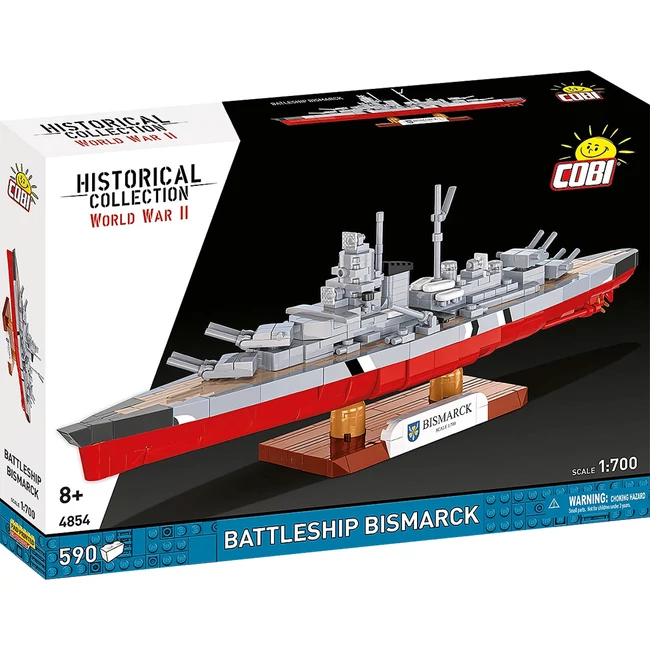 COBI: WW II Battleship Bismarck építőjáték (4854)