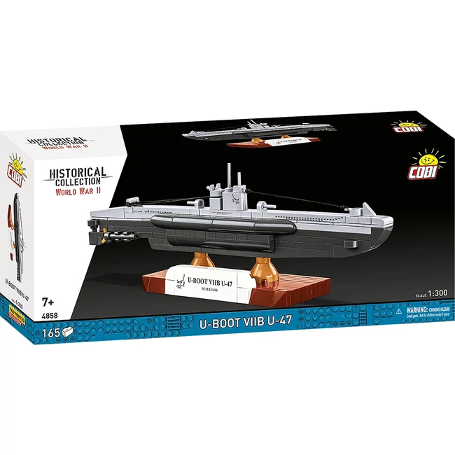 COBI: WW II U-Boot VIIB U-47 építőjáték (4858)