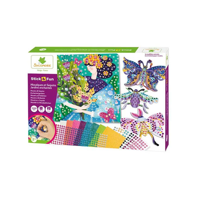 Stick'N Fun Flitteres mozaikkép készítő készlet