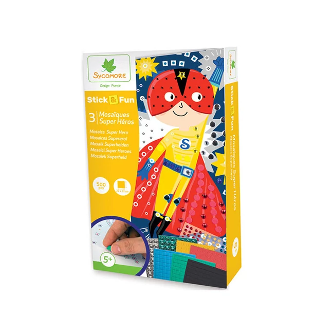Stick'N Fun mozaikkép készítő készlet – Szuperhősök