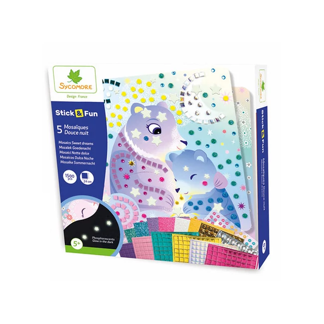 Stick'N Fun mozaikkép készítő készlet – Édes éjszakák