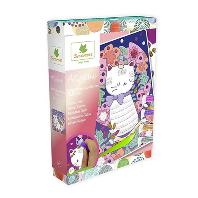Artissimo: Glitterkép készítő szett – Cicák
