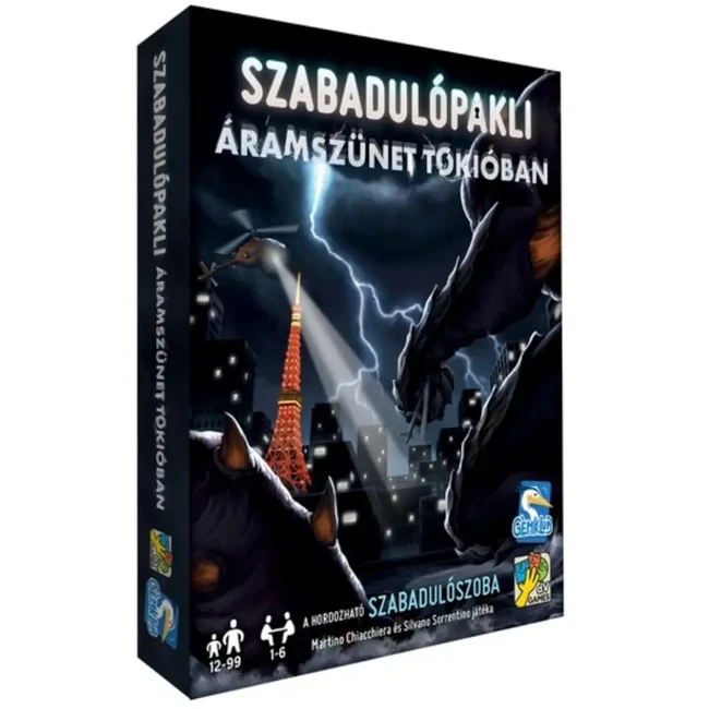 Szabadulópakli – Áramszünet Tokióban kártyajáték