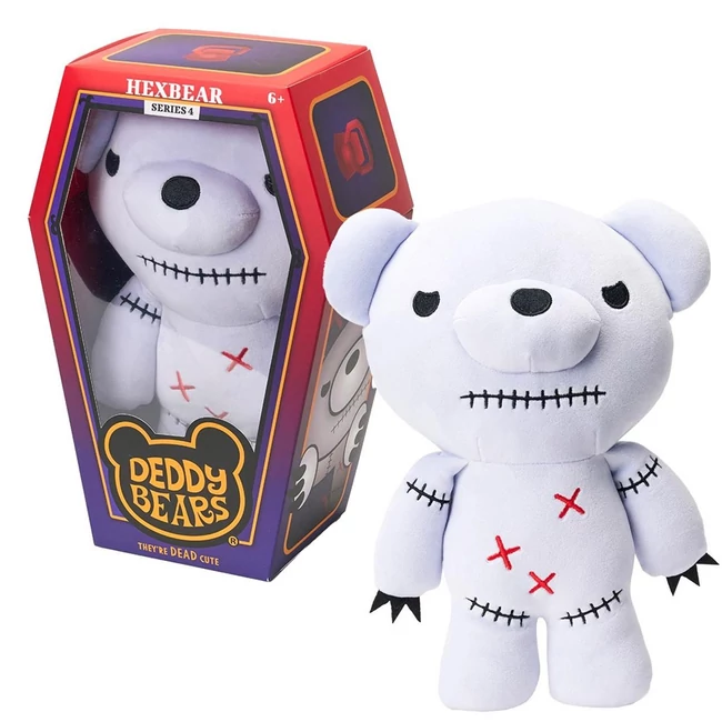 Deddy Bear Hank plüss koporsóban, 4. sorozat, 30 cm-es – Hexbear