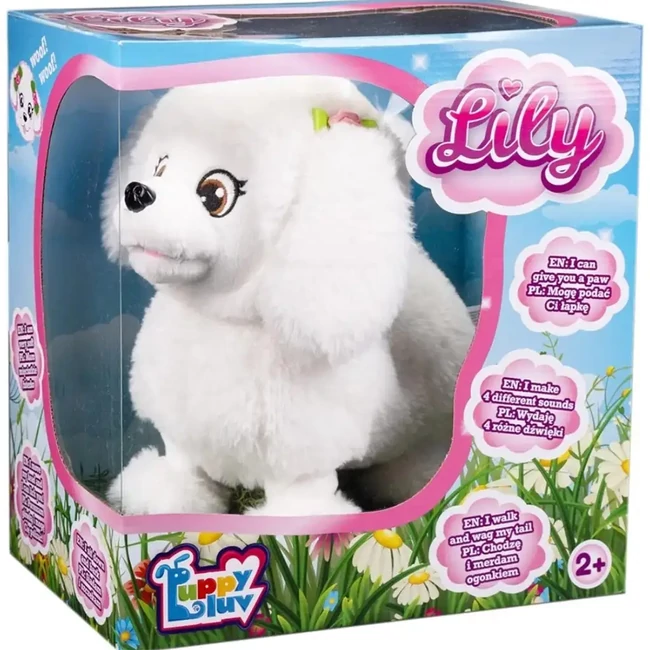 Lily az Interaktív plüss kutyus – Puppy Luv