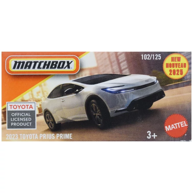Matchbox: Papírdobozos 2023 Toyota Prius Prime kisautó 1/64 – Mattel