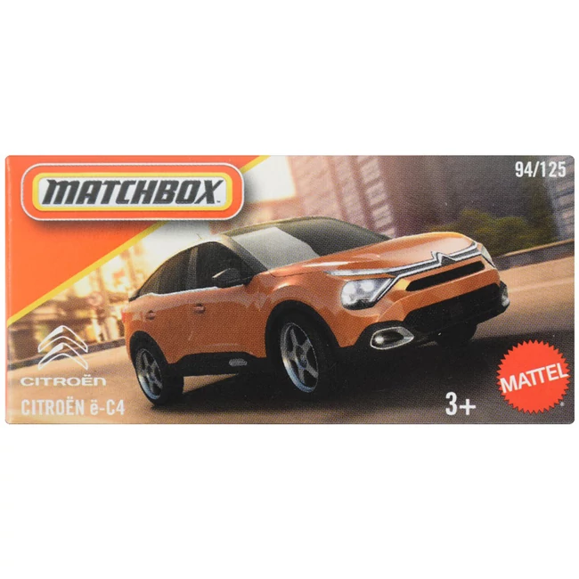 Matchbox: Papírdobozos Citroën ë-C4 kisautó 1/64 – Mattel