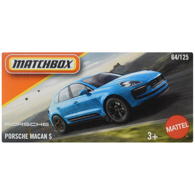 Matchbox: Papírdobozos Porsche Macan S kisautó 1/64 – Mattel