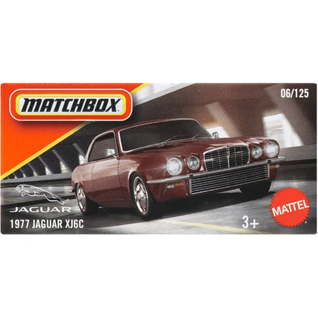 Matchbox: Papírdobozos 1977 Jaguar XJ6C kisautó 1/64 – Mattel