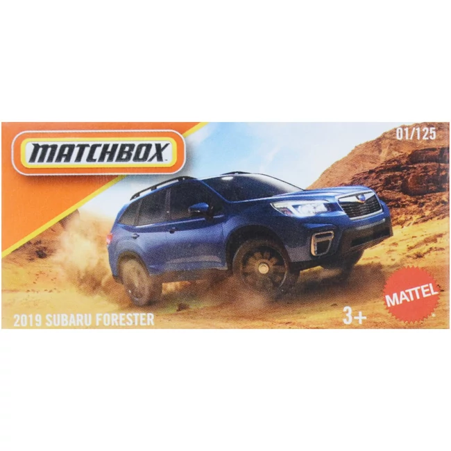 Matchbox: Papírdobozos 2019 Subaru Forester kisautó kisautó 1/64 – Mattel