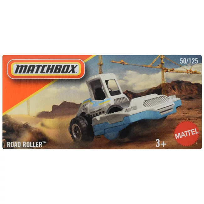 Matchbox: Papírdobozos Road Roller úthenger kisautó 1/64 – Mattel