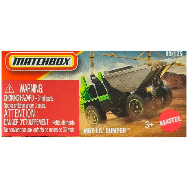 Matchbox: MBX Lil' Dumper papírdobozos kisautó 1/64 – Mattel