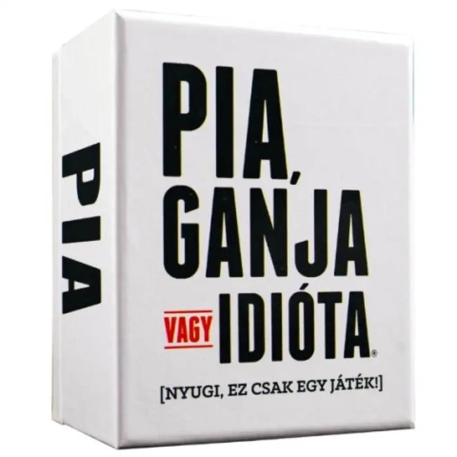 Pia, Ganja vagy Idióta társasjáték