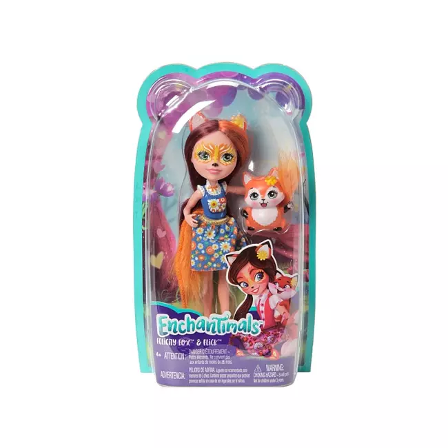 Enchantimals: Felicity Fox és Flick játékfigurák – Mattel