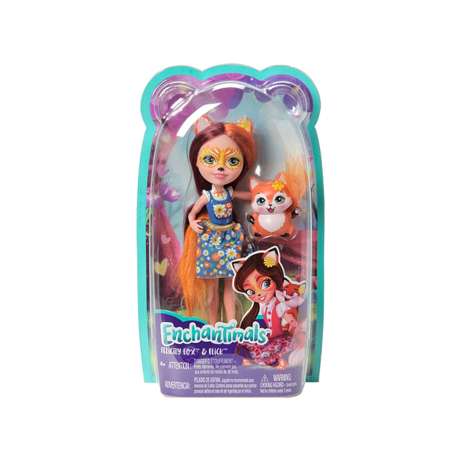 Enchantimals: Felicity Fox és Flick játékfigurák – Mattel