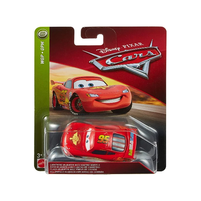 Verdák: Villám McQueen kisautó versenygumikkal 1/55 – Mattel