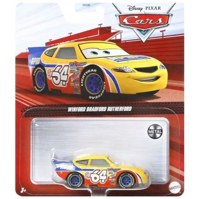 Verdák: Winford Bradford Rutherford karakter kisautó 1/55 – Mattel