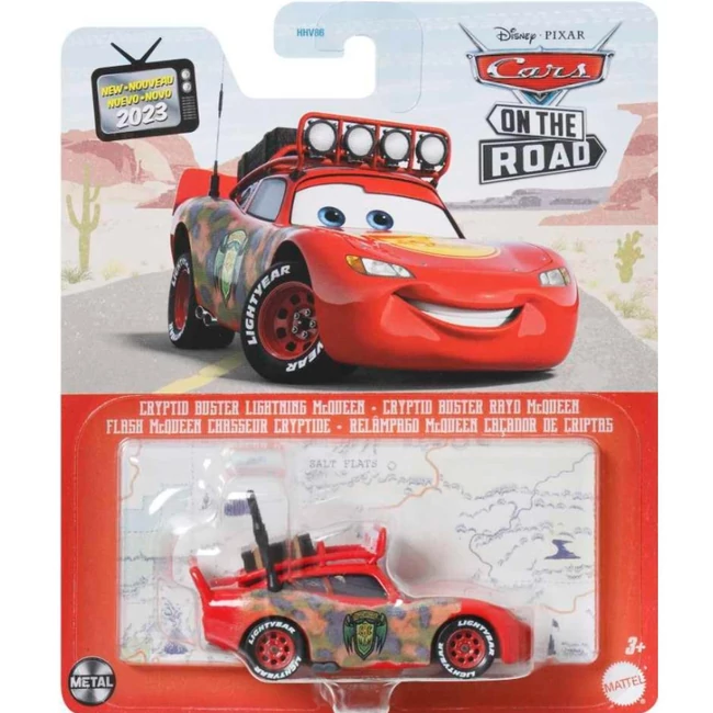 Verdák: Cryptid Buster Villám McQueen karakter kisautó 1/55 – Mattel