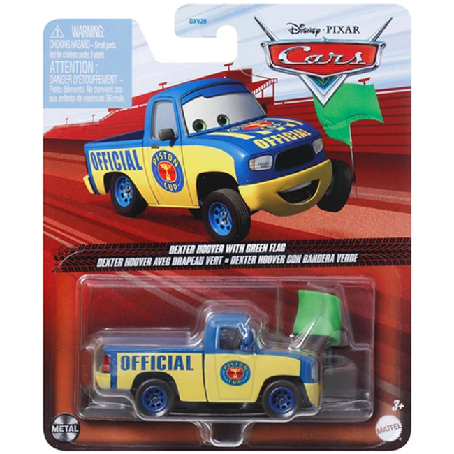 Verdák 3: Dexter Hoover karakter kisautó 1/55 – Mattel