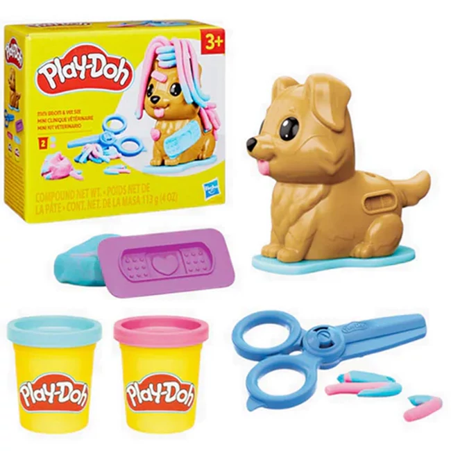 Play-Doh: Mini kutyakozmetikus gyurmaszett – Hasbro