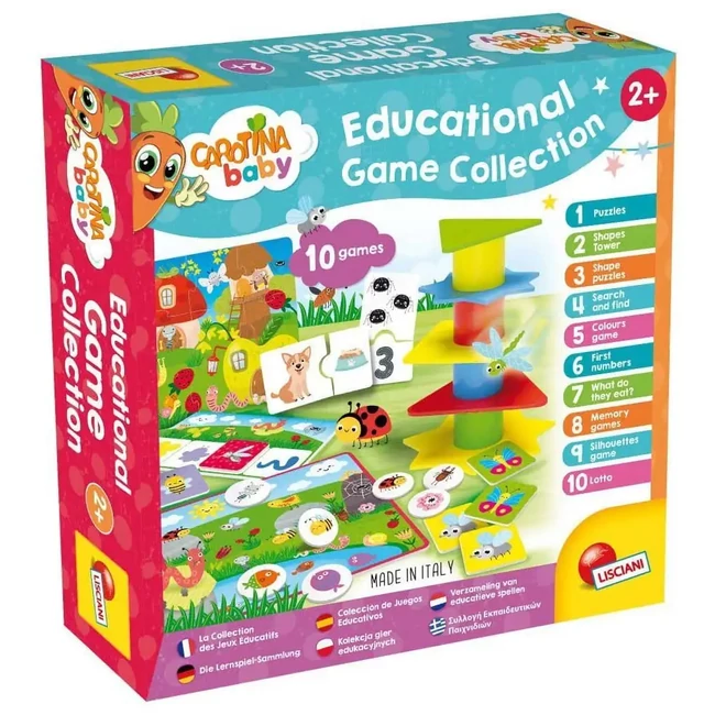 Carotina baby: Montessori készségfejlesztő játékgyűjtemény 10 db-os – Lisciani