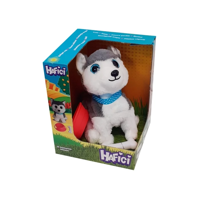 Hafici: Husky interaktív plüss kutya