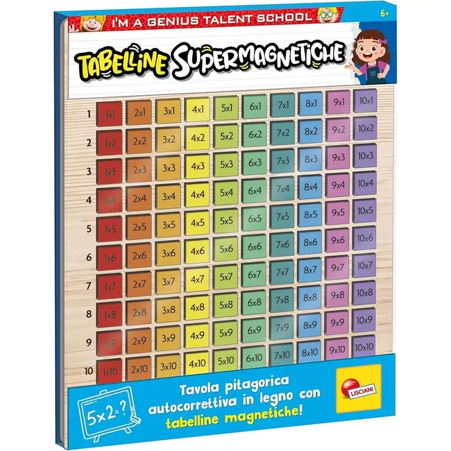 I'm Genius Mágneses szorzótábla – Lisciani
