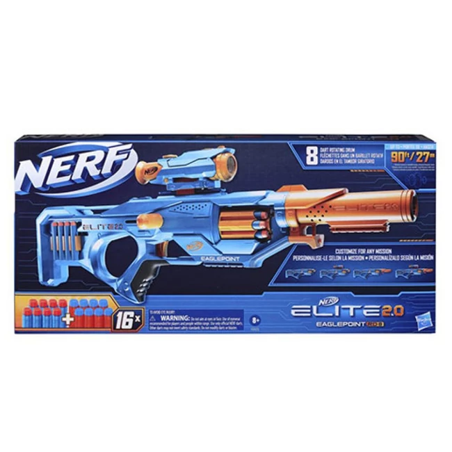 Nerf Elite 2.0 Eaglepoint RD-8 szivacslövő fegyver 16 lőszerrel – Hasbro