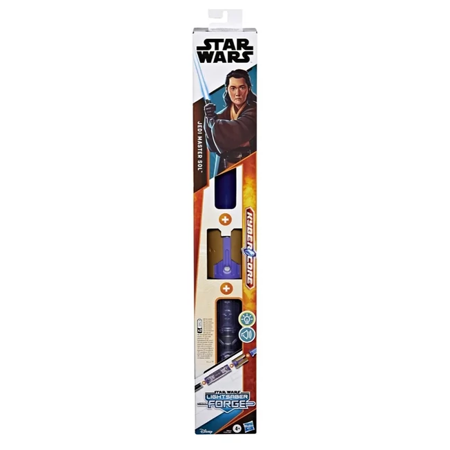 Star Wars Lightsaber Forge: Jedi Master Sol nyitható elektronikus fénykard fénnyel és hanggal – Hasbro