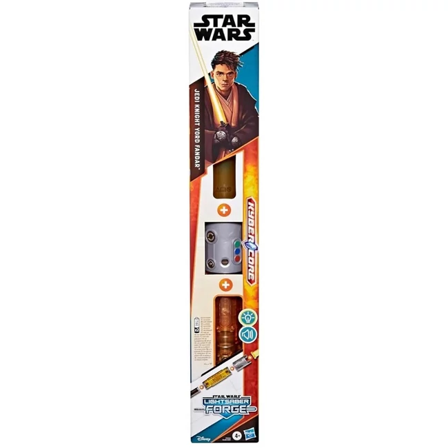 Star Wars Lightsaber Forge: Jedi Knight Yord Fandar nyitható elektronikus fénykard fénnyel és hanggal – Hasbro