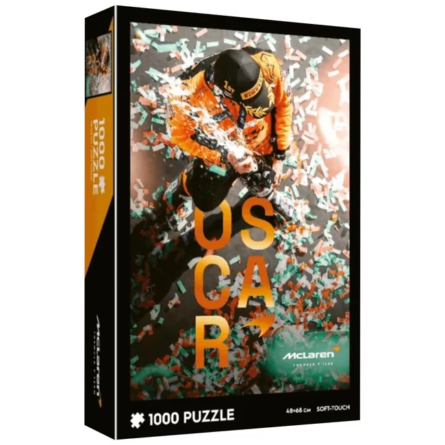 Formula-1 McLaren Oscar Piastri Soft-Touch 1000 db-os puzzle – Trefl