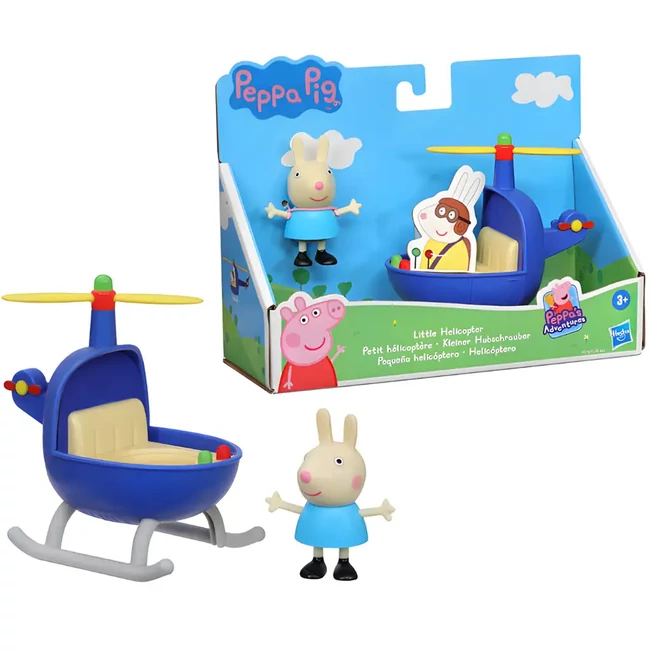 Peppa malac: Kis helikopter és Rebeka nyuszi figura szett – Hasbro