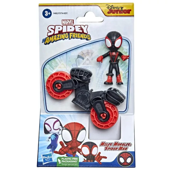 Pókember Póki és csodálatos barátai: Miles Morales és motorja játékszett – Hasbro