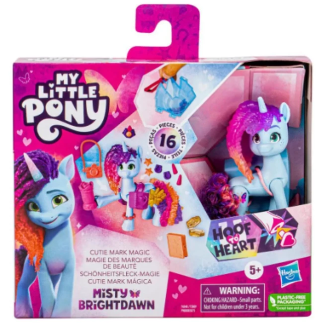 Én kicsi pónim: Szépségjegy Misty Brightdawn póni figura – Hasbro
